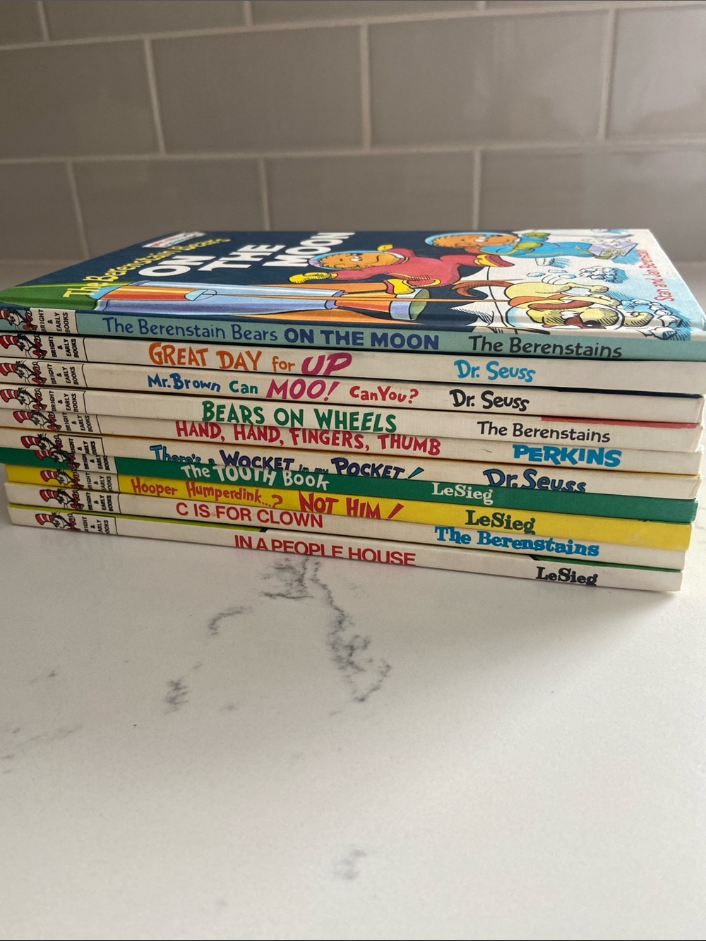 Vintage Dr Seuss Bright & Early Books Lot of 10 Hardcover